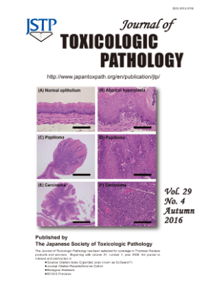 Journal of Toxicologic Pathology Vol.29 No.4